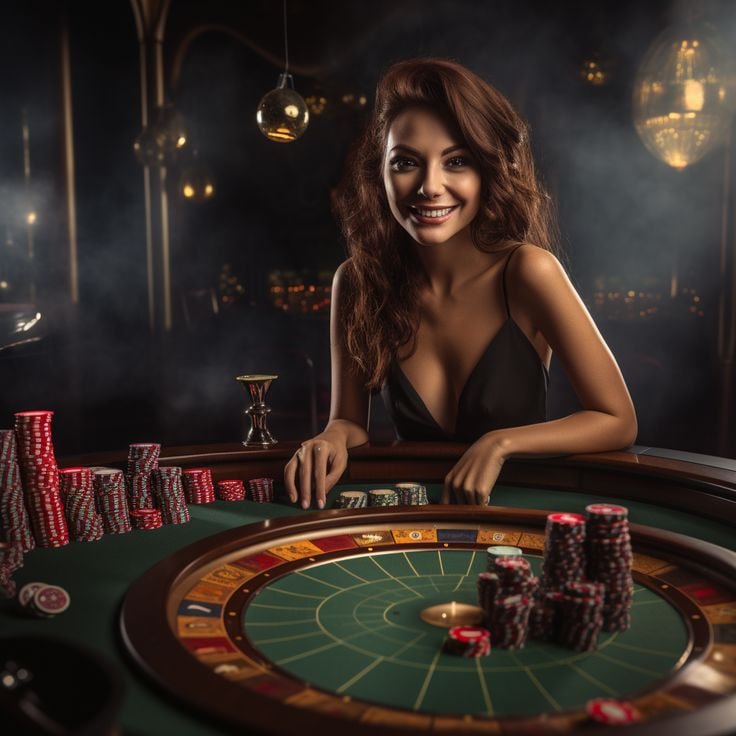 Dealer langsung Caribbean Stud Poker di studio 138 slot dengan kualitas video HD